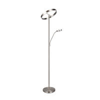 LED-STEHLEUCHTE 40/180 cm    - Nickelfarben, Design, Metall (40/180cm) - Trio Leuchten