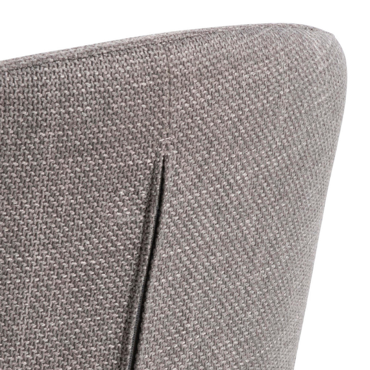 ŽIDLE, šedavě hnědá - černá/šedavě hnědá, Design, kov/textil (46/80/58cm) - MID.YOU