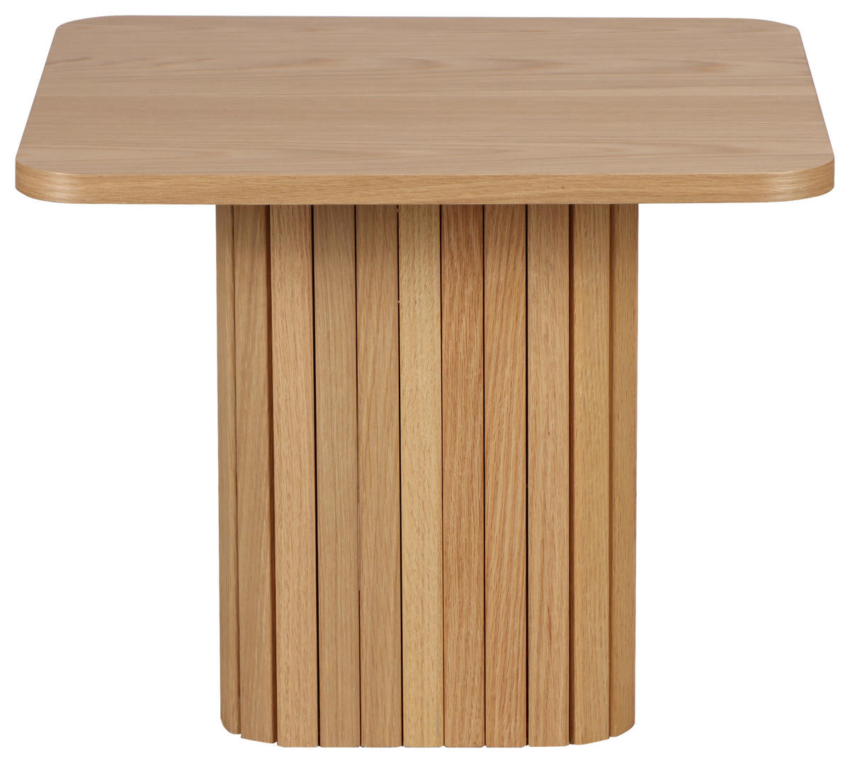 BEISTELLTISCH 50/50/40 cm Eiche furniert Eichefarben quadratisch  - Eichefarben, Basics, Holz/Holzwerkstoff (50/50/40cm) - Xora