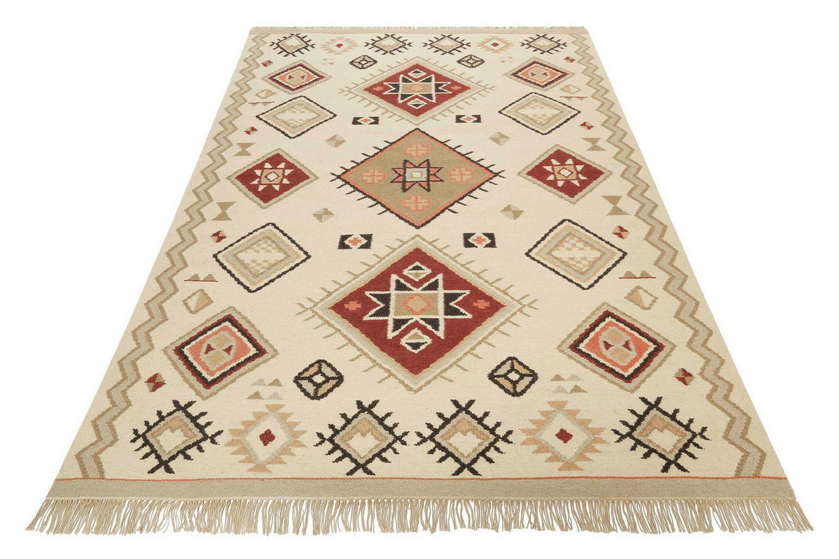 HANDWEBTEPPICH 80/150 cm Brionne Multicolor rechteckig  - Multicolor, Design, Textil (80/150cm)