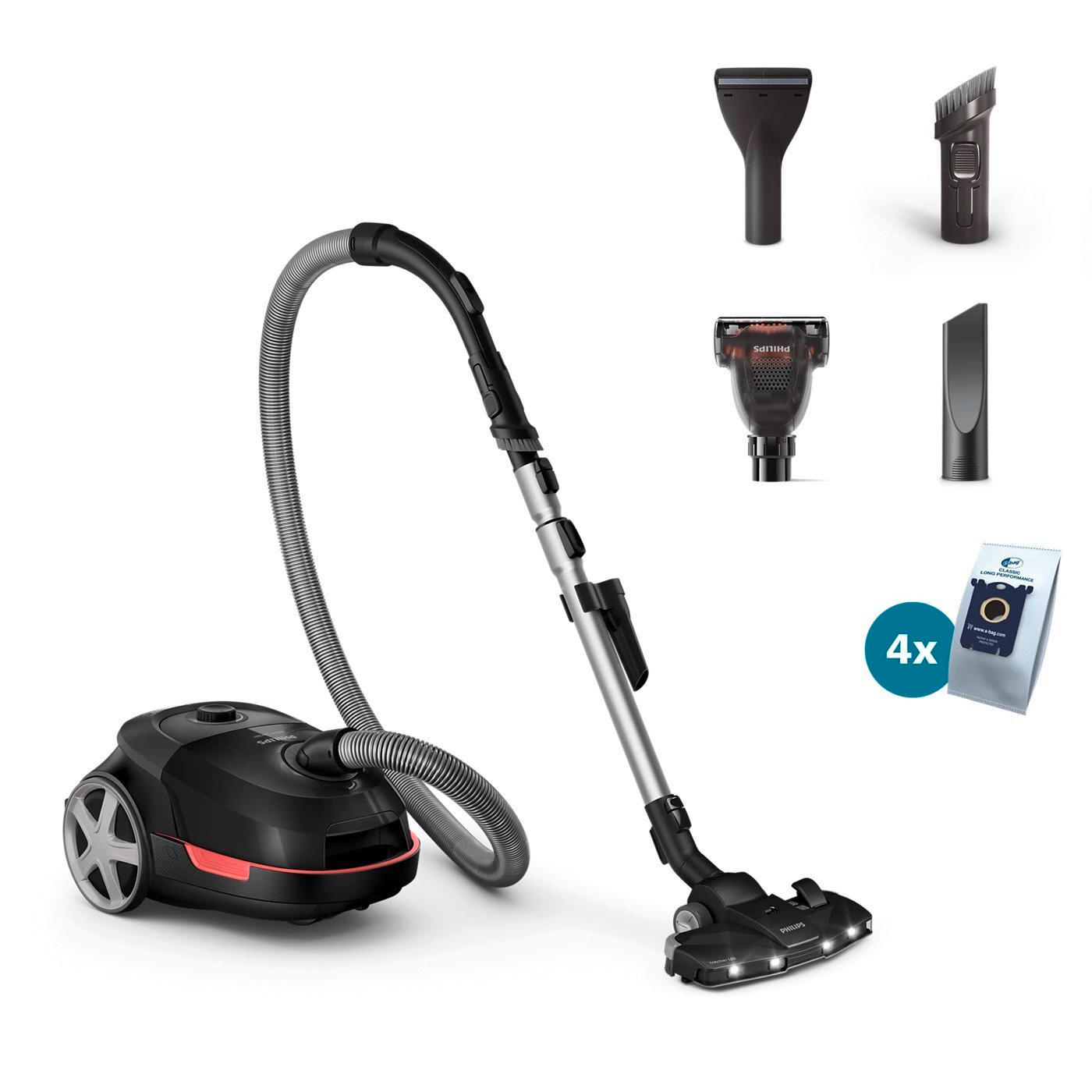 PHILIPS USISIVAC XD6142/12   - crna, Osnovno, plastika (52.5/33/34cm) - Philips