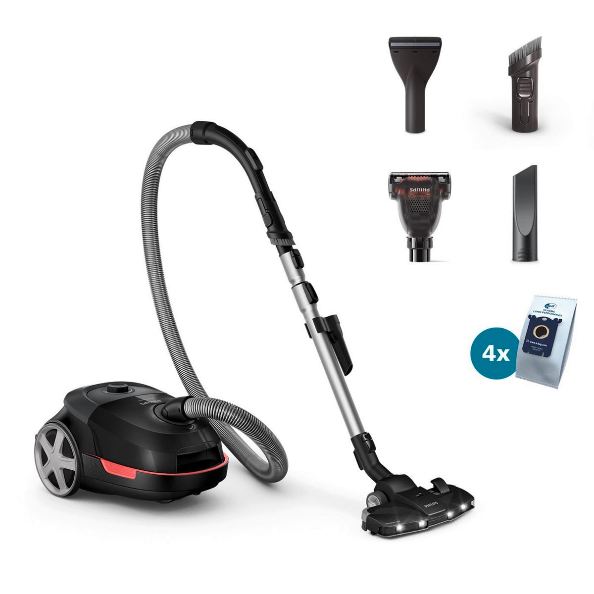 PHILIPS USISIVAC XD6142/12   - crna, Osnovno, plastika (52.5/33/34cm) - Philips