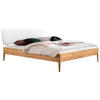 BETT 140/200 cm  in Weiß, Buchefarben  - Buchefarben/Weiß, KONVENTIONELL, Holz (140/200cm) - Hasena
