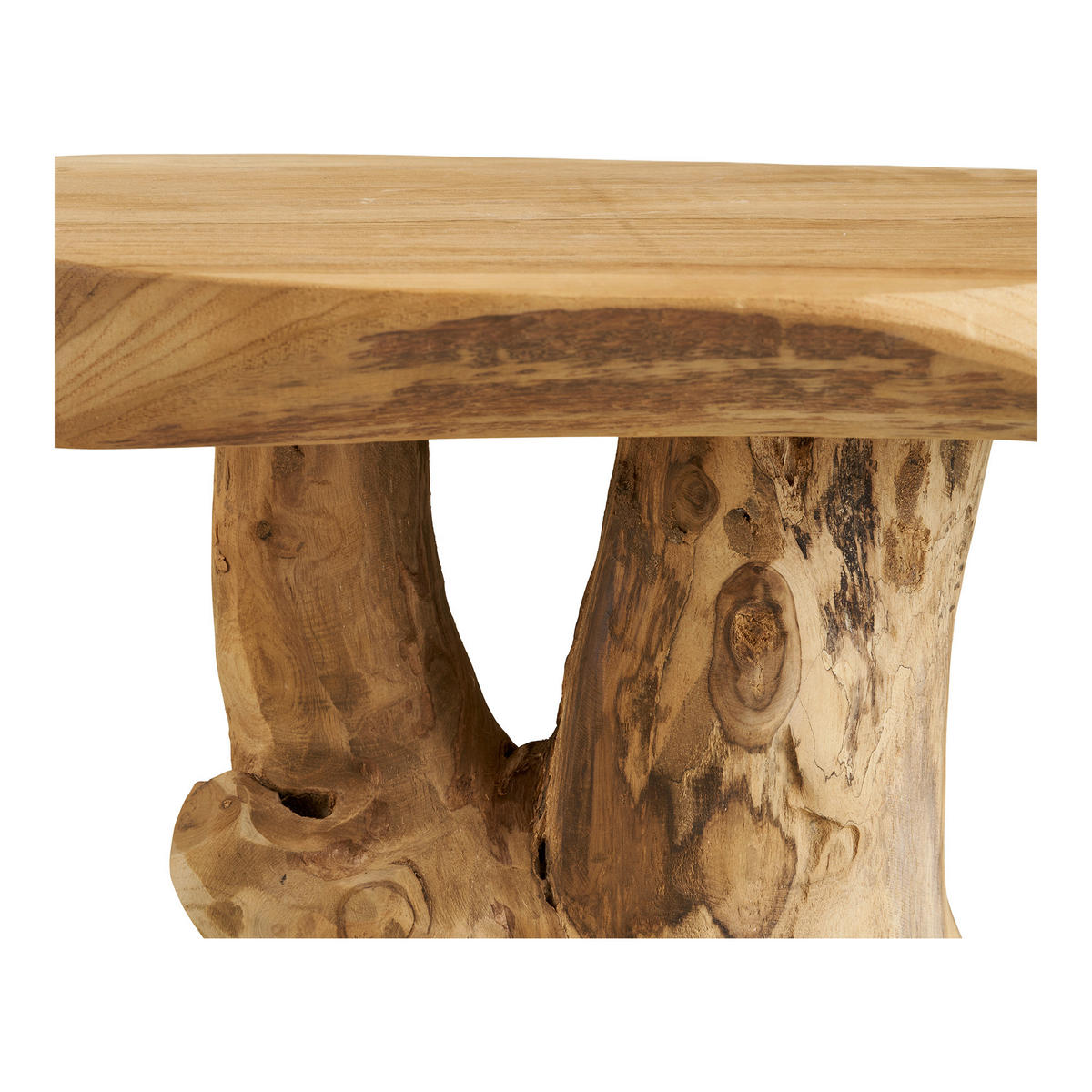 BEISTELLTISCH in Holz 40/45/40 cm  - Teakfarben, Basics, Holz (40/45/40cm)