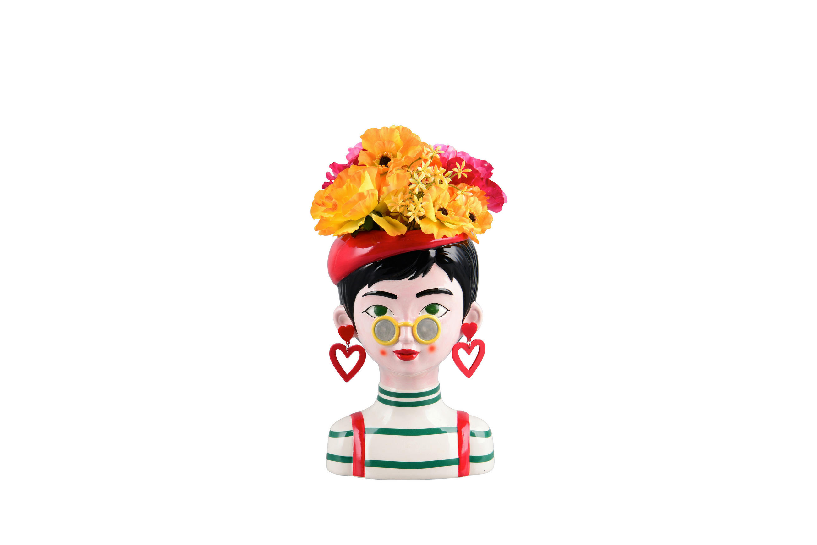 DEKOVASE  - Multicolor, Basics, Keramik (16/23,2/13,5cm)
