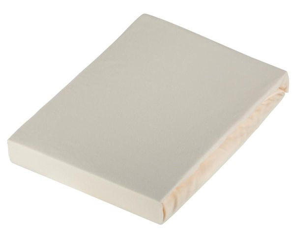 ČARŠAV SA LASTIŠEM BASIC 100/200 cm  - krem, Konvencionalno, tekstil (100/200cm) - Schlafgut