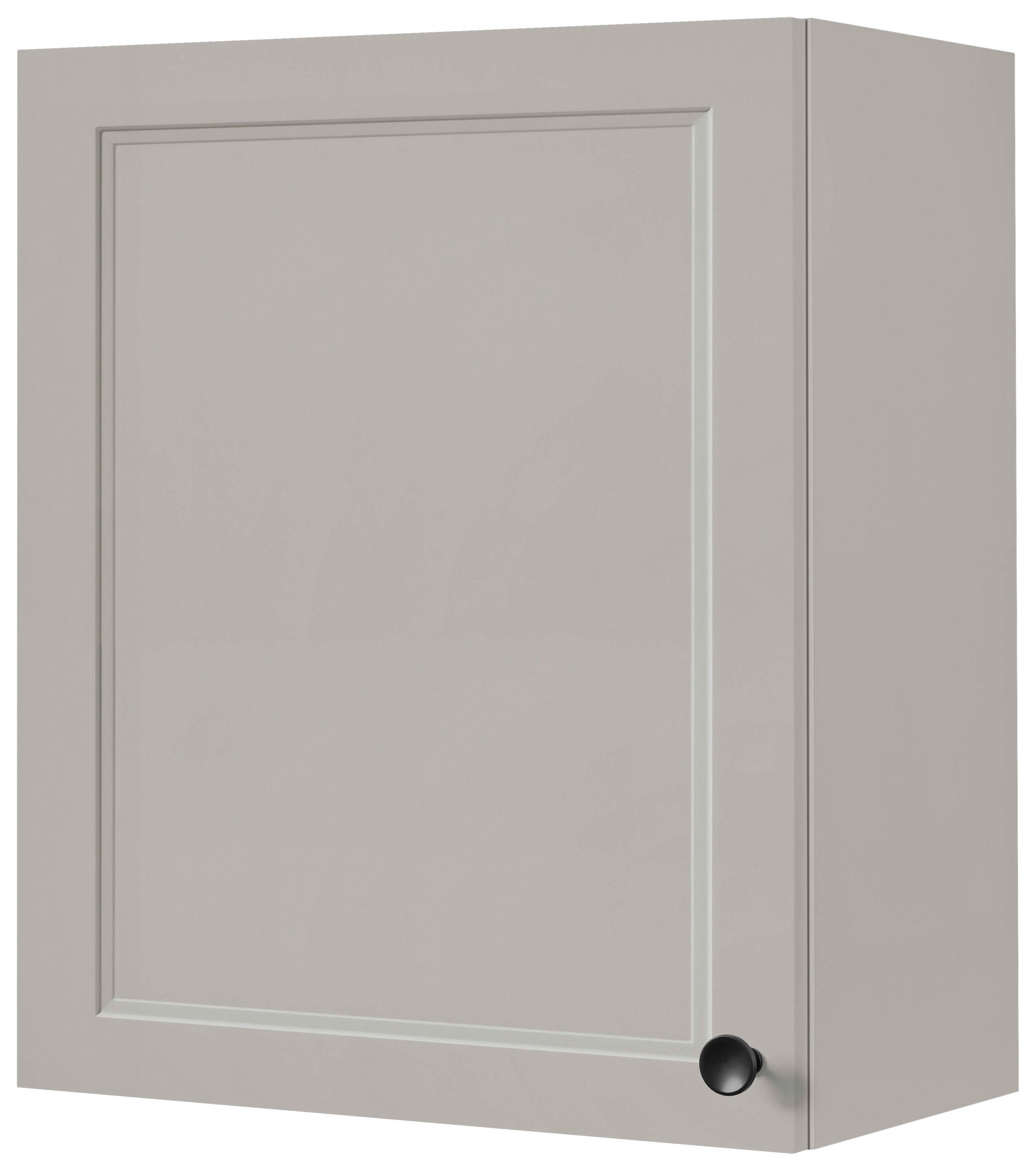 KÜCHENOBERSCHRANK 60/72/35 cm  in Grau  - Schwarz/Grau, MODERN, Holzwerkstoff/Metall (60/72/35cm) - Nobilia