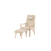 STOL MED ARMSTÖD  - beige/ekfärgad, Modern, trä/textil (60/107/89cm) - Livetastic