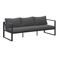 LOUNGESOFA  - Anthrazit, Modern, Textil/Metall (198/63/76cm) - Ambia Garden