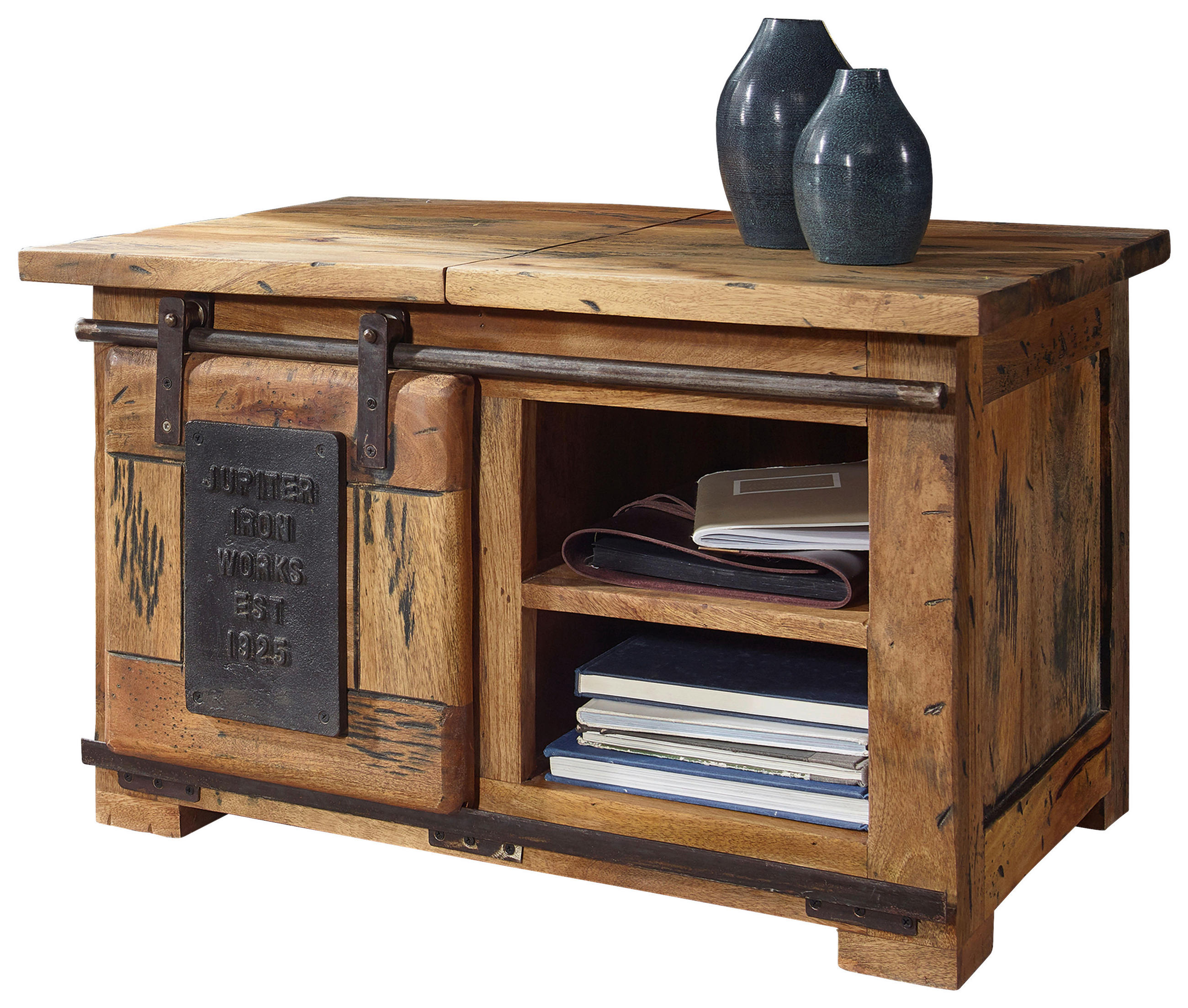 COUCHTISCH Mangoholz massiv 70/70/45 cm quadratisch Naturfarben - Braun/Naturfarben, KONVENTIONELL, Holz (70/70/45cm) - Livetastic