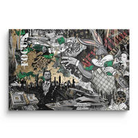 KUNSTDRUCK 116/78 cm  - Multicolor, Basics, Holz (116/78cm)