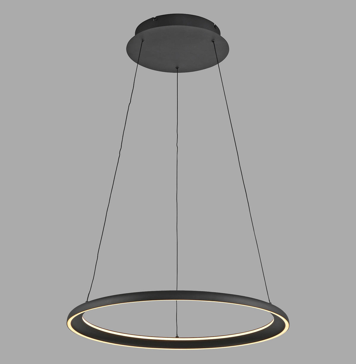 LED-PENDELLEUCHTE SW QUILLO 60/60/180 cm   - Schwarz, Design, Kunststoff/Metall (60/60/180cm) - Schöner Wohnen