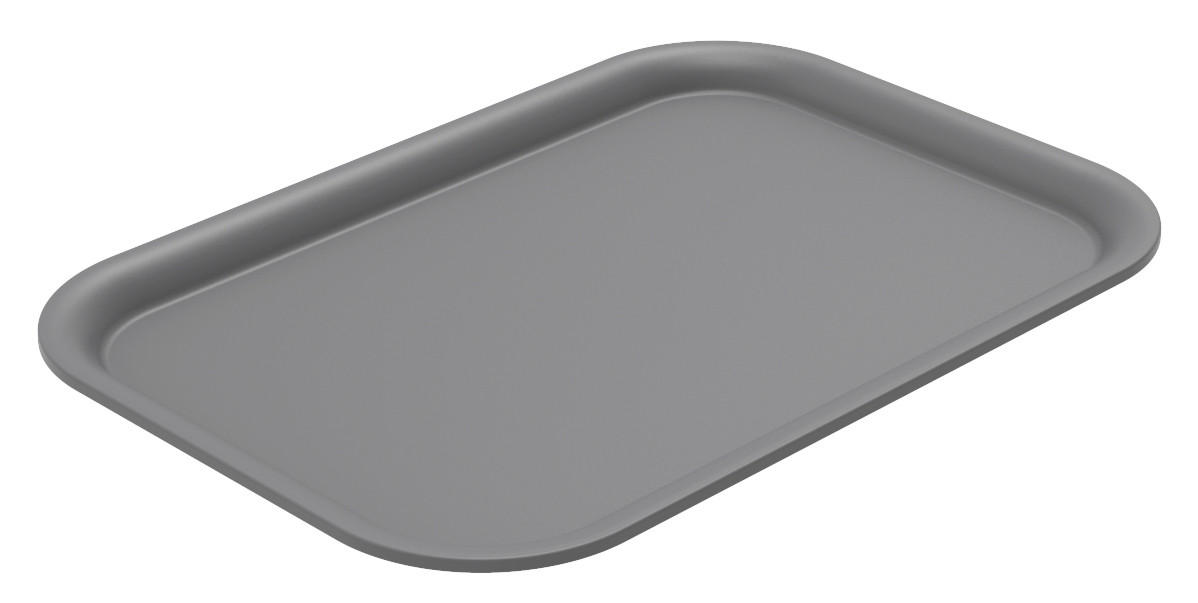 BOXDECKEL - Anthrazit, Basics, Kunststoff (26,5/18,5/1,2cm) - Rotho