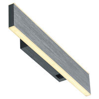 LED-WANDLEUCHTE Delta   - Anthrazit, Design, Metall (30/3,4/5,3cm) - Hell