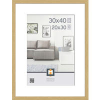 RÁM NA OBRAZY, 1 foto 30 cm x 40 cm - prírodná farba, Basics, plast (32/42/2,5cm)