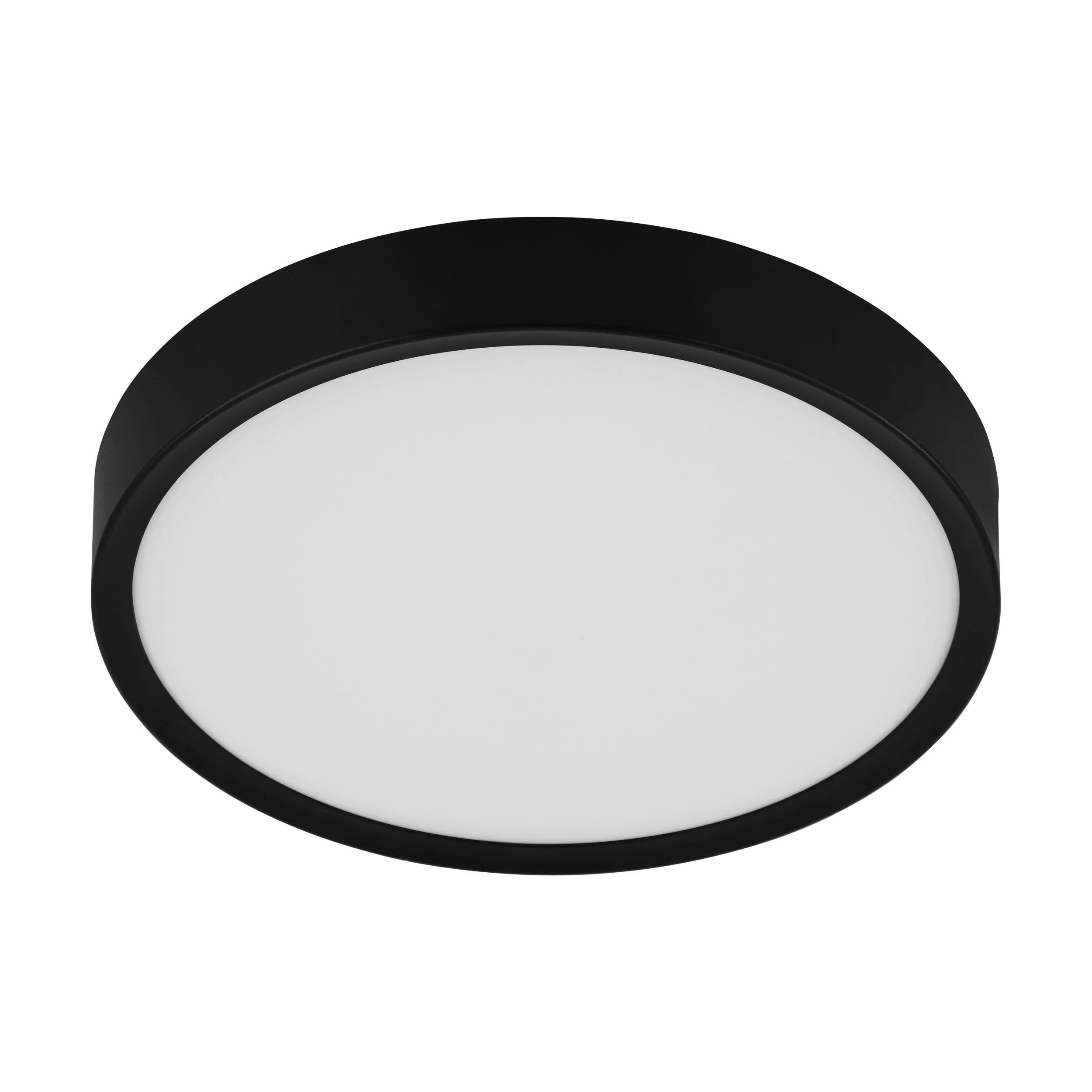 LED VÄGGLAMPA 34/6 cm   - vit/svart, Basics, metall/plast (34/6cm) - Eglo