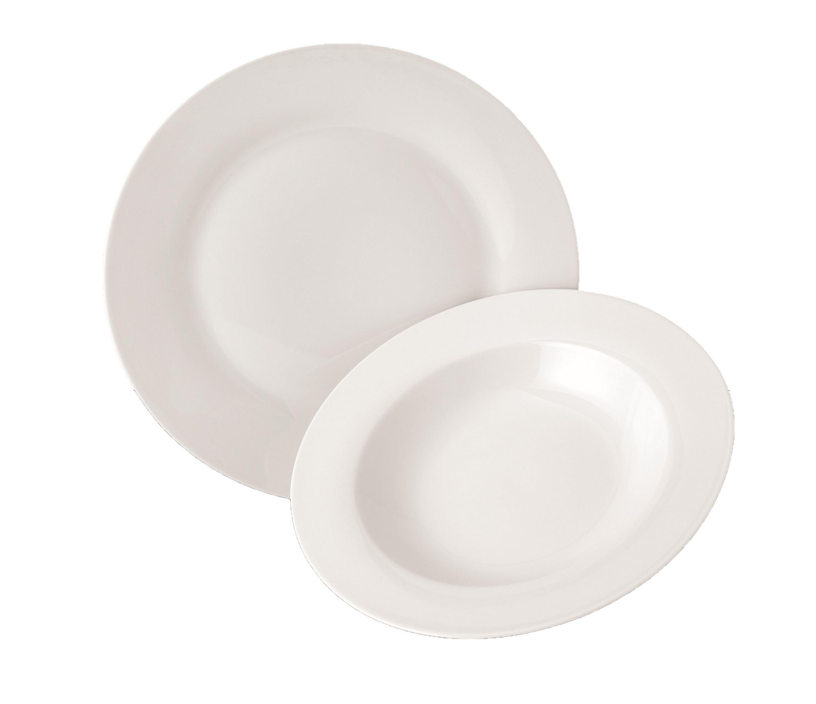 SERVIS ZA RUČAVANJE   12 delova   - bela, Osnovno, keramika (16,8/23,3/24cm) - Van Well