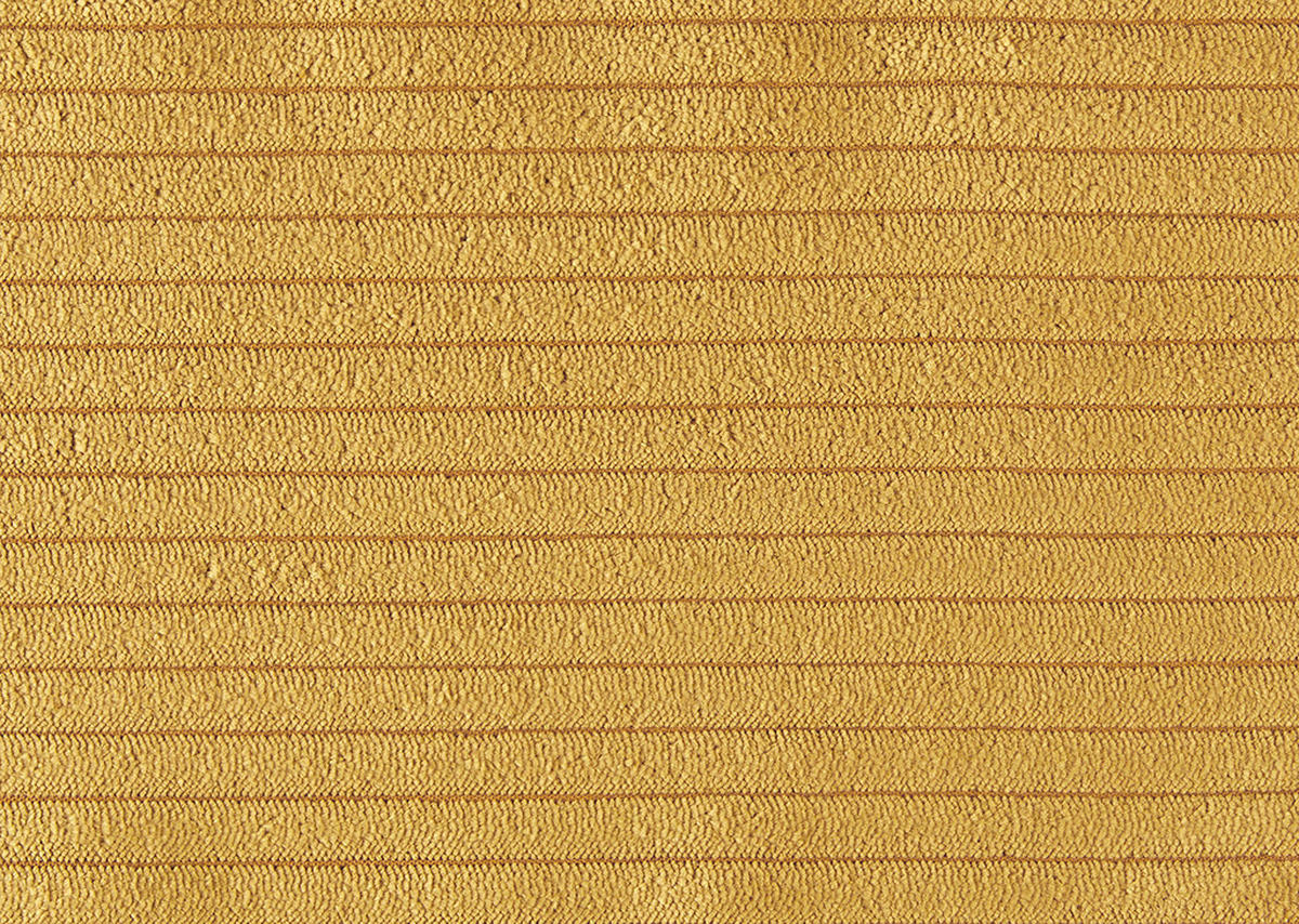 ECKSOFA in Cord Senfgelb  - Senfgelb/Braun, KONVENTIONELL, Holz/Textil (230/190cm) - Carryhome
