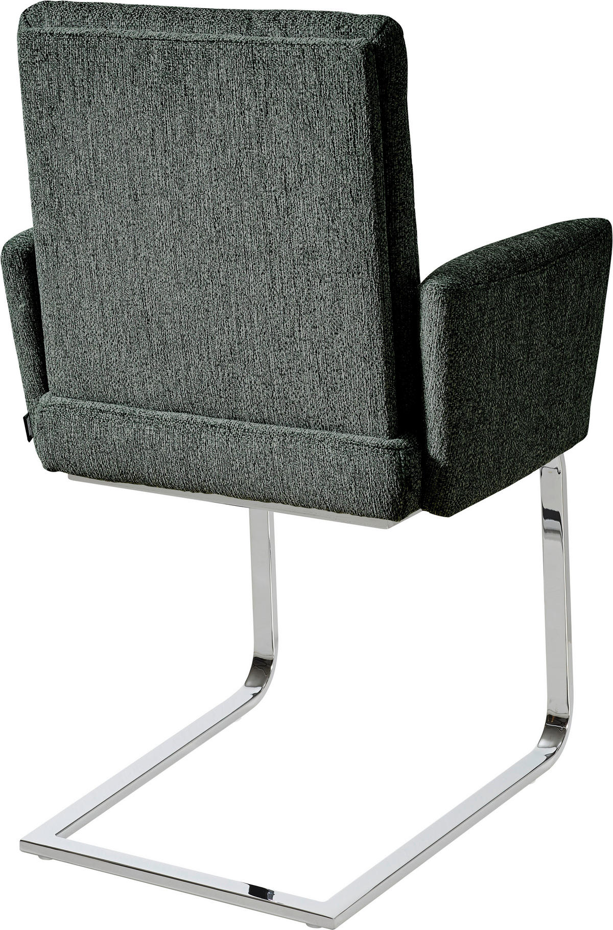 ARMLEHNSTUHL  in Stahl Flachgewebe  - Türkis/Chromfarben, Design, Textil/Metall (60/92/60cm) - Dieter Knoll