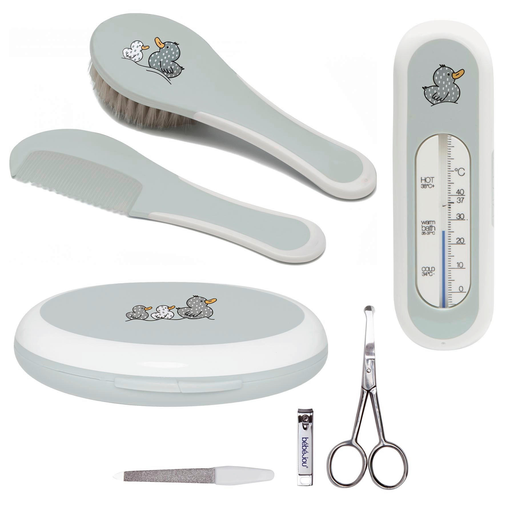 BABYGESCHENKSET - Pastellgrün, Basics, Kunststoff (22.1/22.1/5cm) - Bebe Jou