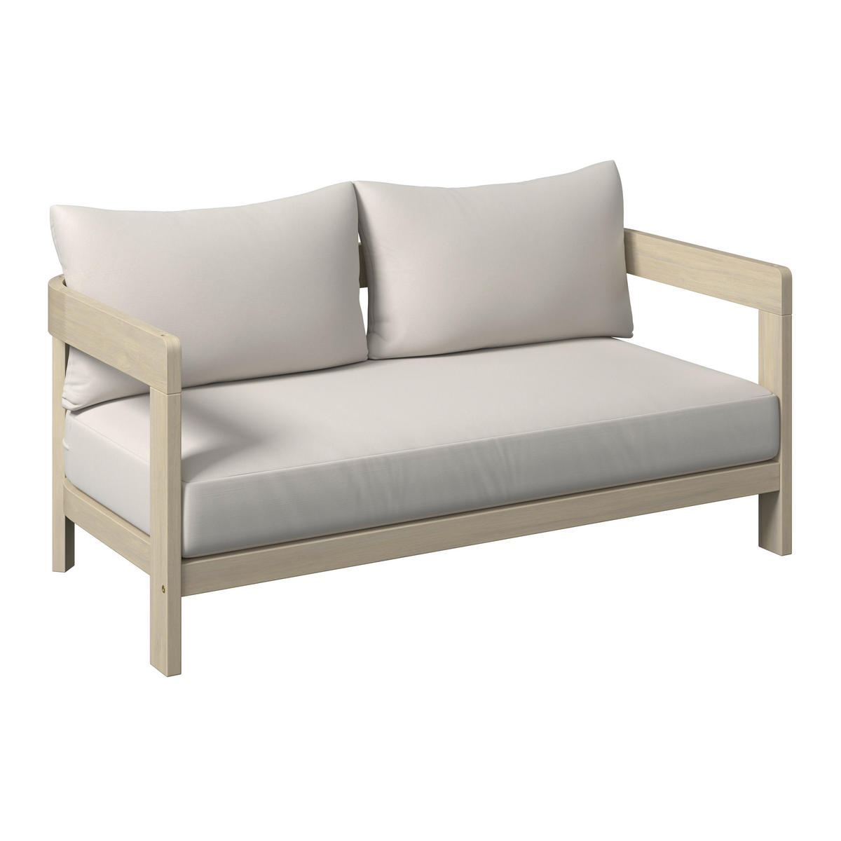 LOUNGEGARNITUR   146/62/70 cm Akazie massiv  - Akaziefarben, MODERN, Holz/Kunststoff (146/62/70cm) - Ambia Garden