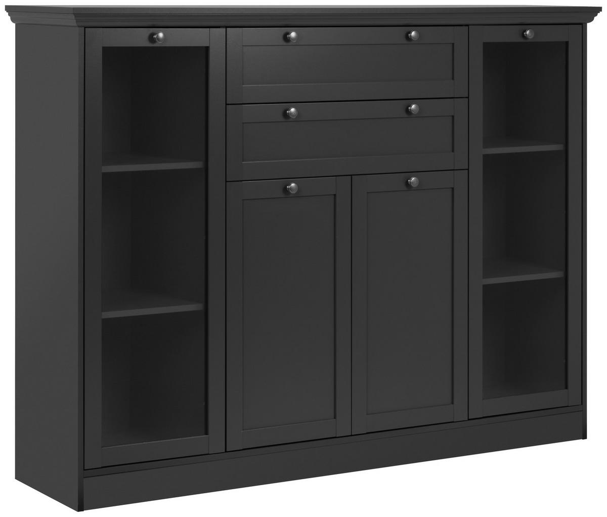 HIGHBOARD  in 160/120/40 cm  - Anthrazit, LIFESTYLE, Holzwerkstoff/Metall (160/120/40cm) - MID.YOU