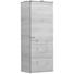 MIDISCHRANK 45/121/33 cm - Chromfarben/Eichefarben, KONVENTIONELL, Glas/Holzwerkstoff (45/121/33cm) - Sadena MIDISCHRANK 45/121/33 cm - Chromfarben/Eichefarben, KONVENTIONELL, Glas/Holzwerkstoff (45/121/33cm) - Sadena