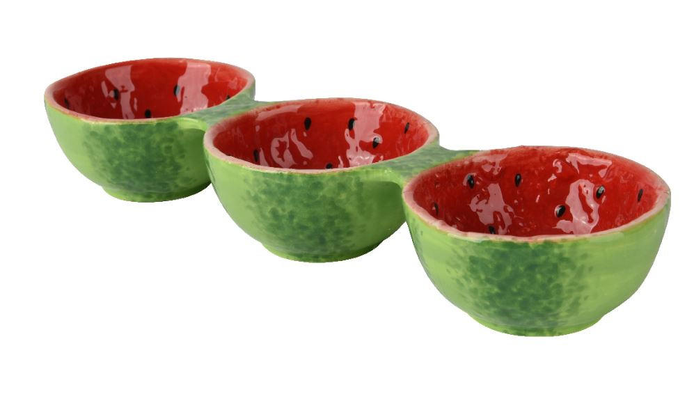 SNACKSCHALE   - Rot/Grün, Basics, Keramik (8/28/4cm)