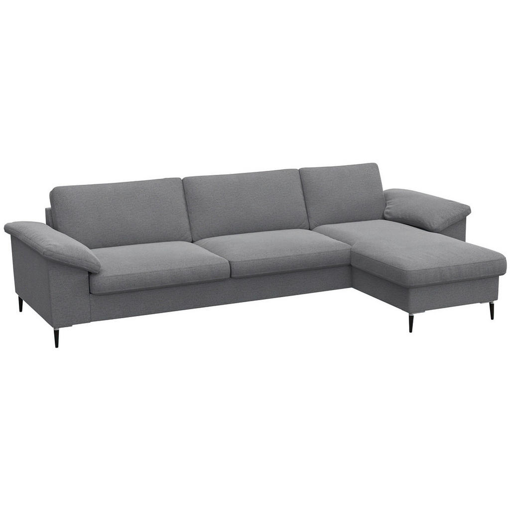 Thumbnail - Livetastic Ecksofa, Grau, Textil, 3-Sitzer, Ottomane rechts, L-Form, 274x159 cm, Made in EU, FSC Mix, Oeko-Tex® Standard...