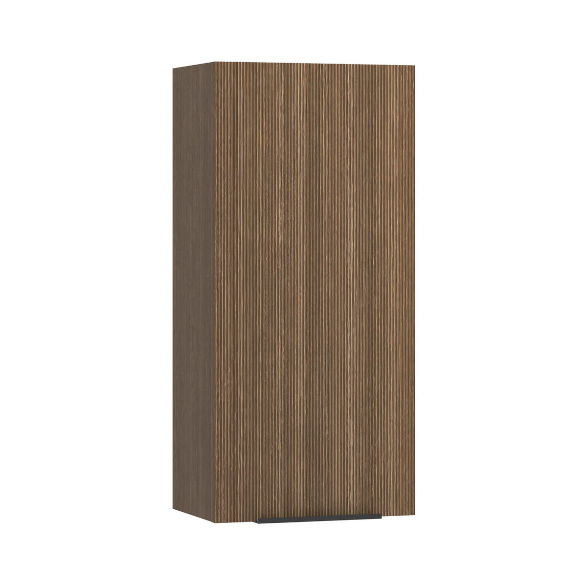 HÄNGESCHRANK 30/64/20 cm  - Dunkelbraun/Schwarz, KONVENTIONELL, Holzwerkstoff/Metall (30/64/20cm) - Held