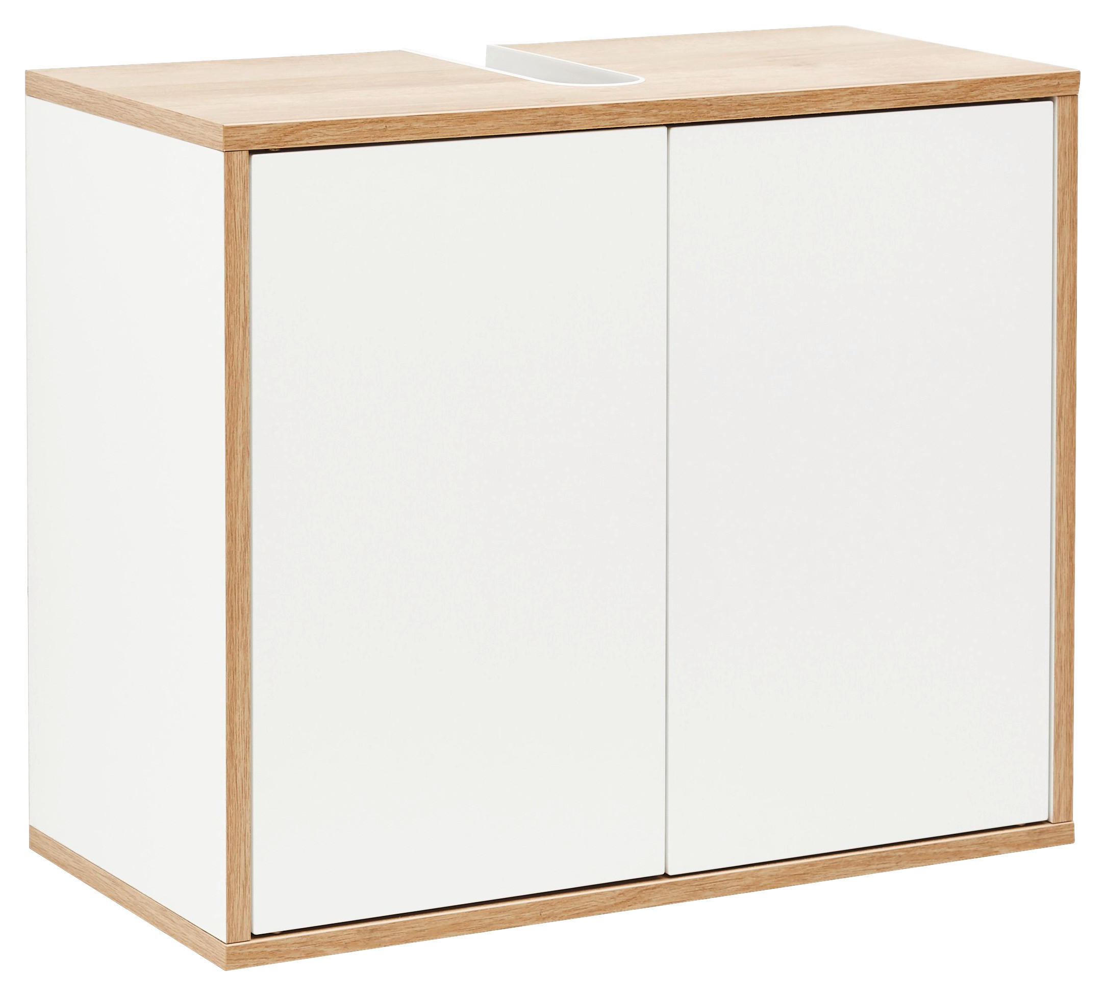 Mid.you Waschbeckenunterschrank Weiß 60x50x30.5 cm