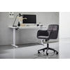 DREHSTUHL  in Samt Dunkelgrau, Schwarz  - Dunkelgrau/Schwarz, MODERN, Kunststoff/Textil (60/80-90/62cm) - Livetastic