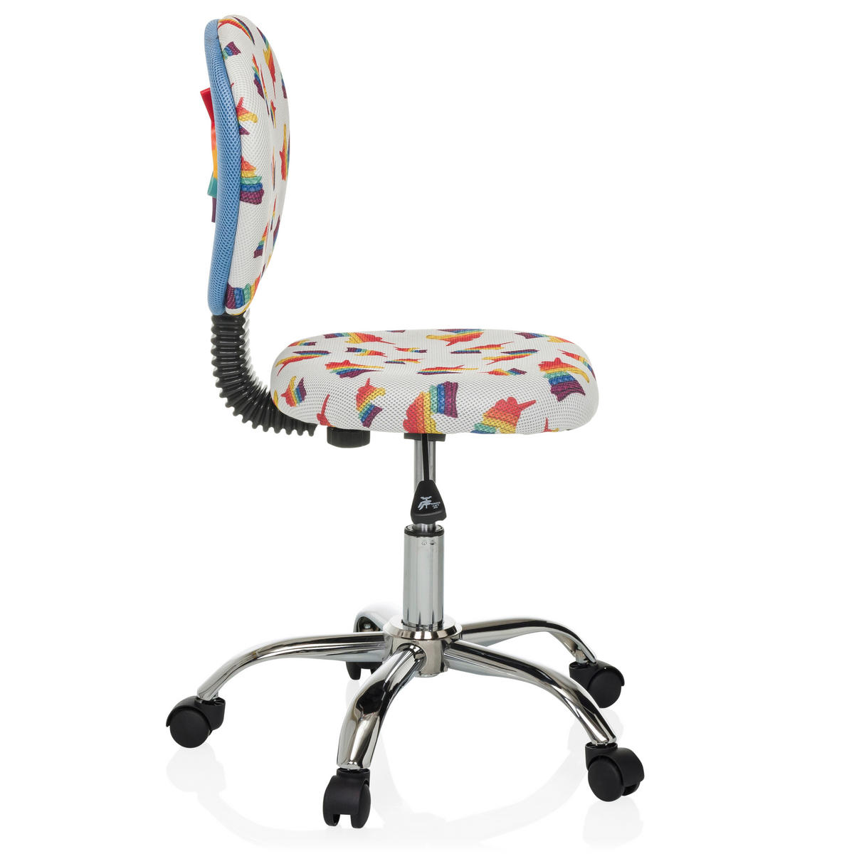 JUGENDDREHSTUHL  in Struktur Multicolor  - Multicolor/Alufarben, MODERN, Kunststoff/Textil (50/79-89/50cm) - MID.YOU