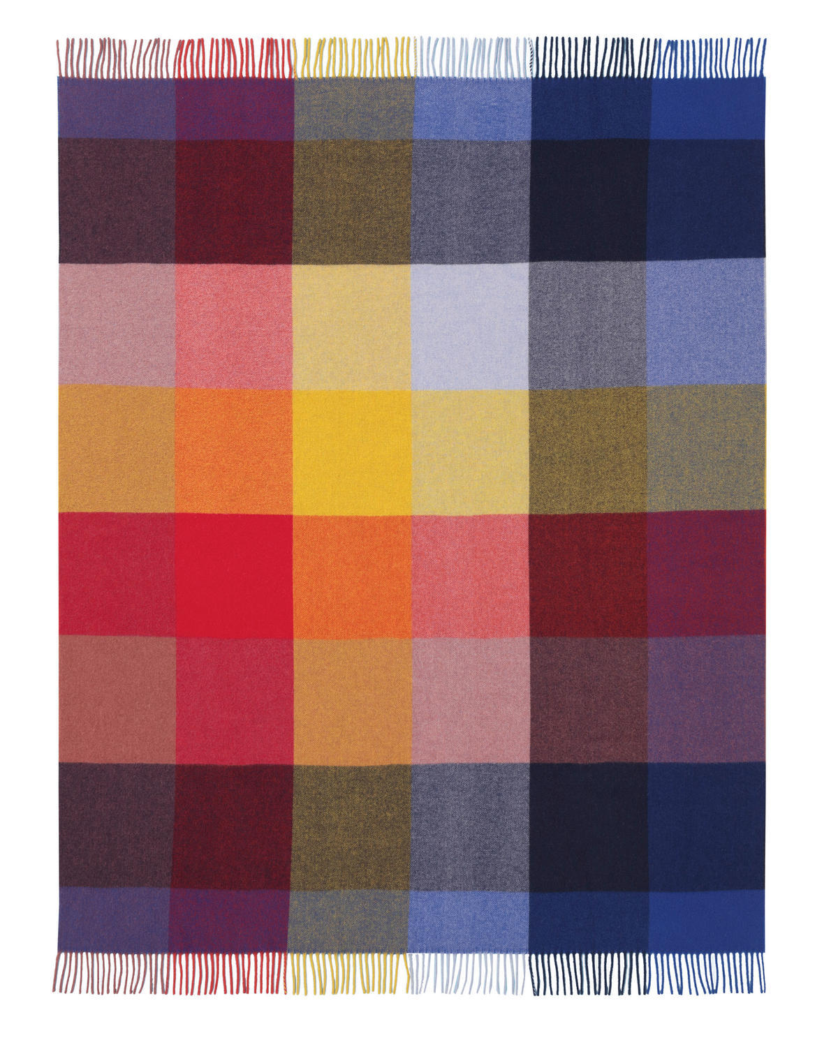 ODEJA  BRIGHT SQUARE  130/170 cm       modra  - modra, Konvencionalno, tekstil (130/170cm)