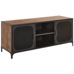 LOWBOARD  in 105/42,8/36 cm  - Schwarz/Naturfarben, Trend, Holzwerkstoff/Metall (105/42,8/36cm) - Carryhome