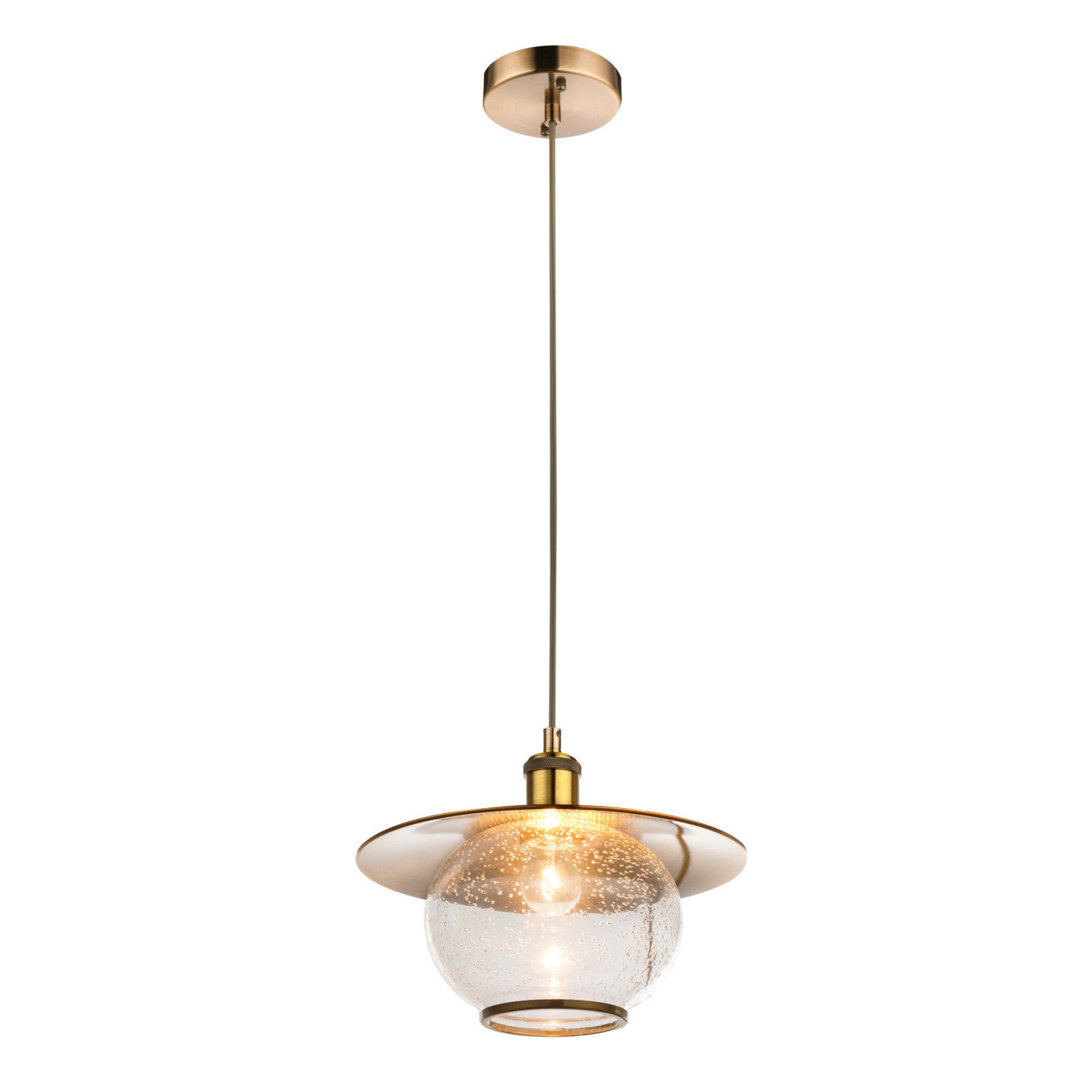 Lustră 30/120 cm  - bronz, Basics, sticlă/metal (30/120cm)