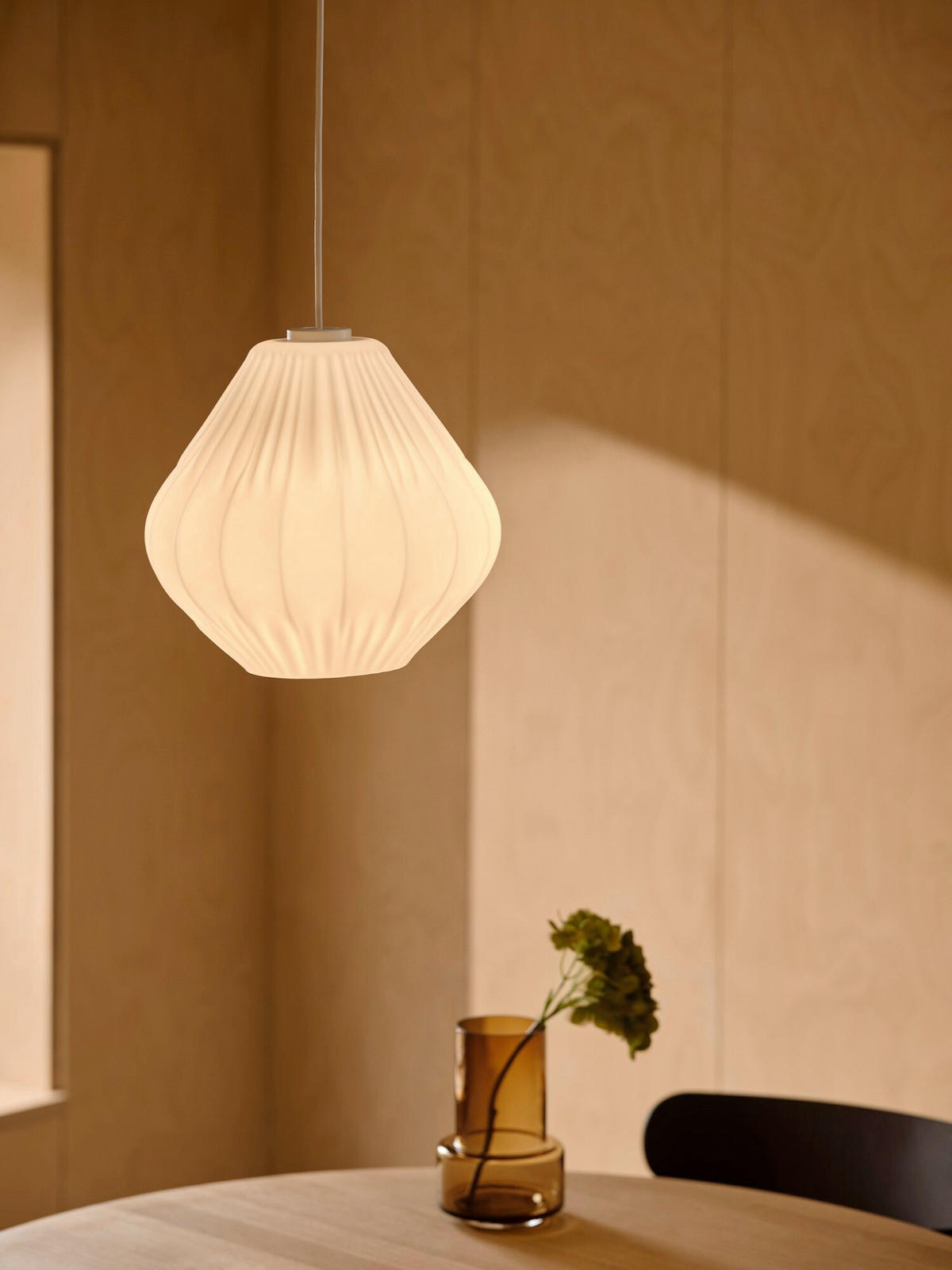 HÄNGELEUCHTE Maluca 29/29 cm  - Weiß, Design, Glas (29/29cm) - Nordlux