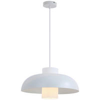 HÄNGELEUCHTE 38/120 cm   - Weiß, Trend, Glas/Metall (38/120cm) - Collet's Monde