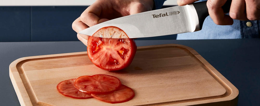 KNIVSET  - silver/svart, Design, metall/plast (15,8/39,5/3cm) - Tefal