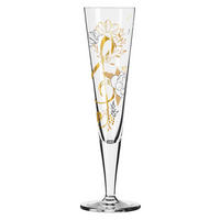 CHAMPAGNERGLAS 205 ml  - Transparent/Goldfarben, LIFESTYLE, Glas (7,2/24,0cm) - Ritzenhoff