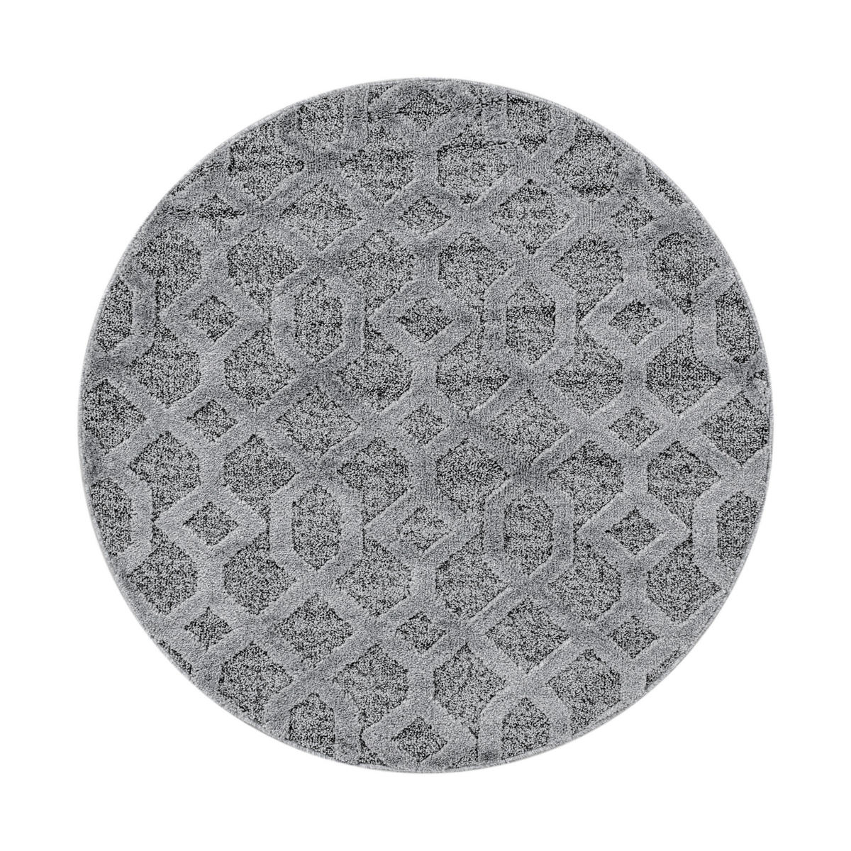 WEBTEPPICH 120 cm Pisa 4702 grau Grau  - Grau, KONVENTIONELL, Textil (120cm)