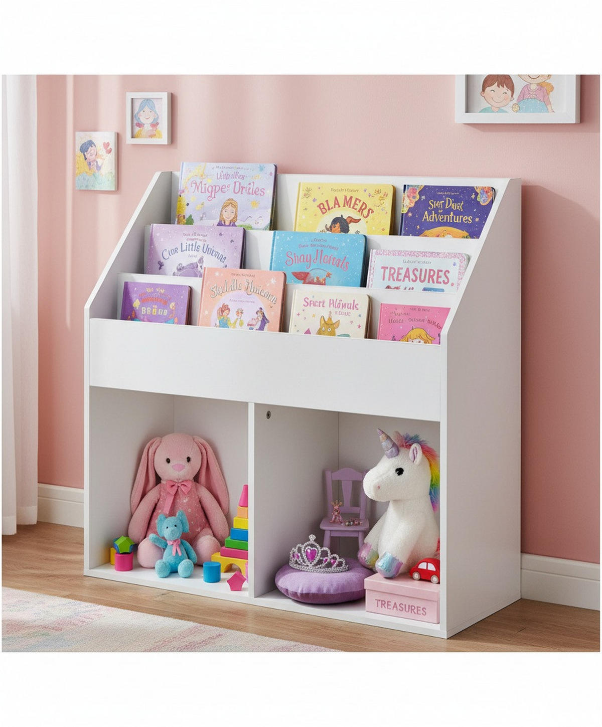 REGAL Weiß  - Weiß, Basics, Holzwerkstoff (72/79/30cm) - Carryhome