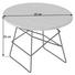 COUCHTISCH rund Schwarz - Schwarz, Design, Holz/Metall (35/25cm) - Innovation