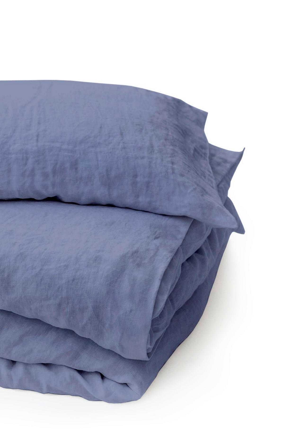 BETTWÄSCHE LEINEN 140/200 cm  - Blau, Basics, Textil (140/200cm)