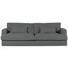 BIGSOFA in Cord Anthrazit  - Anthrazit/Schwarz, Romantik / Landhaus, Kunststoff/Textil (270/67/120cm) - Landscape