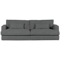 BIGSOFA Cord Anthrazit  - Anthrazit/Schwarz, ROMANTIK / LANDHAUS, Kunststoff/Textil (270/67/120cm) - Landscape