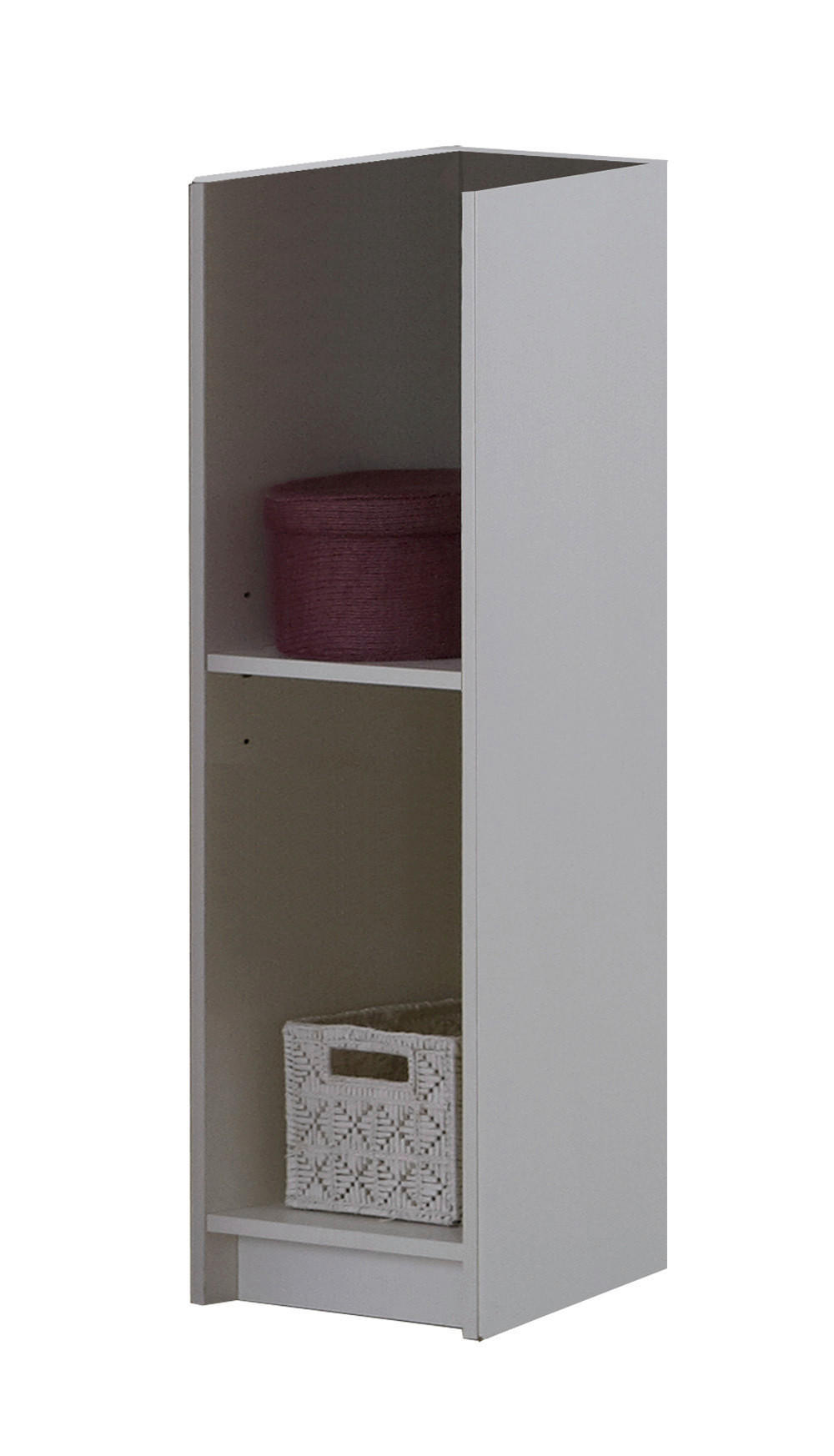 SPODNÍ REGÁL, 34/83/38 cm - bílá, Basics, kompozitní dřevo (34/83/38cm)
