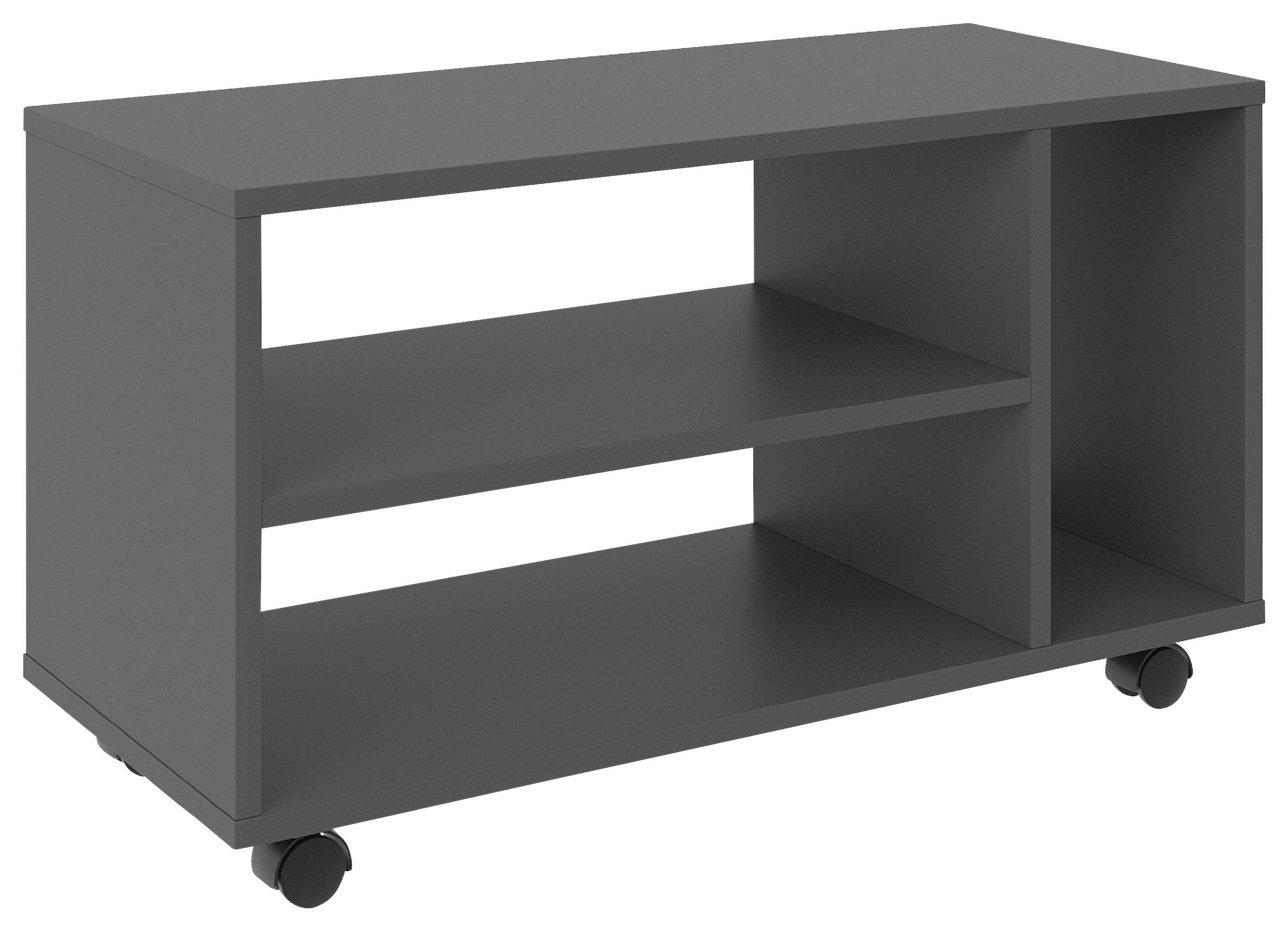 Comodă Tv 73,5/42/33,5 cm  - antracit, Basics, material pe bază de lemn (73,5/42/33,5cm) - Boxxx