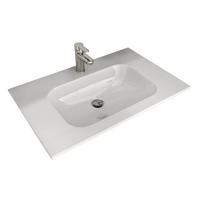 WASCHBECKEN 77/1,6/50,5 cm  - Weiß, Design, Keramik (77/1,6/50,5cm) - Sadena