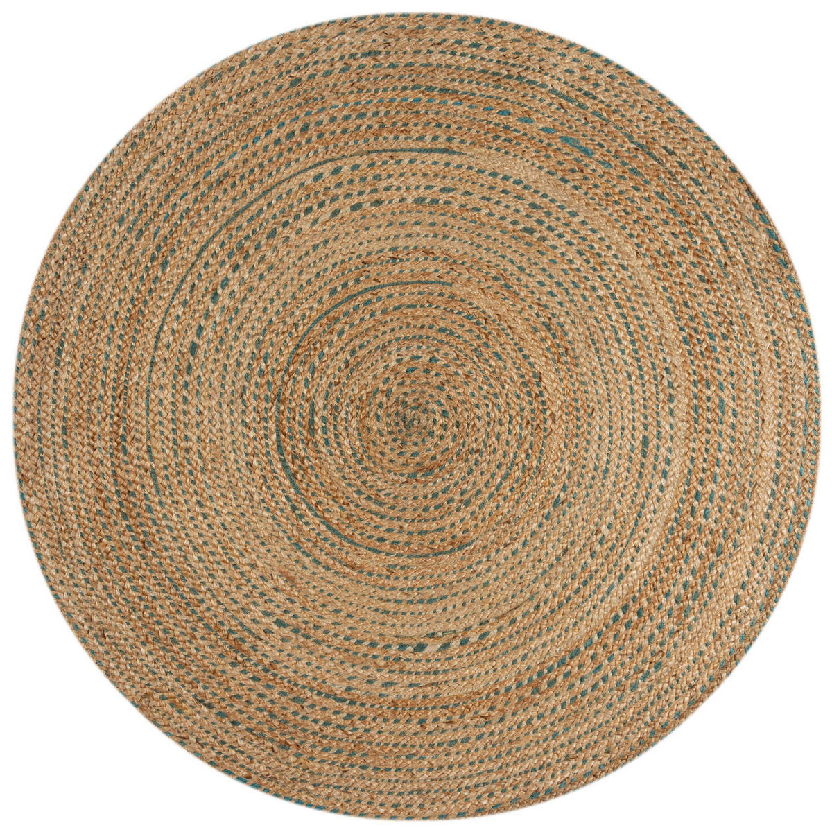 HANDWEBTEPPICH 180 cm Jute Circles Naturfarben  - Naturfarben, KONVENTIONELL, Textil (180cm) - Xora